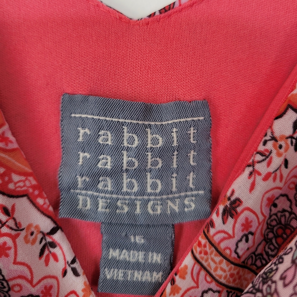 Rabbit Rabbit Rabbit Designs Geometric Pattern Maxi Dress Size 16 - Picture 7 of 10